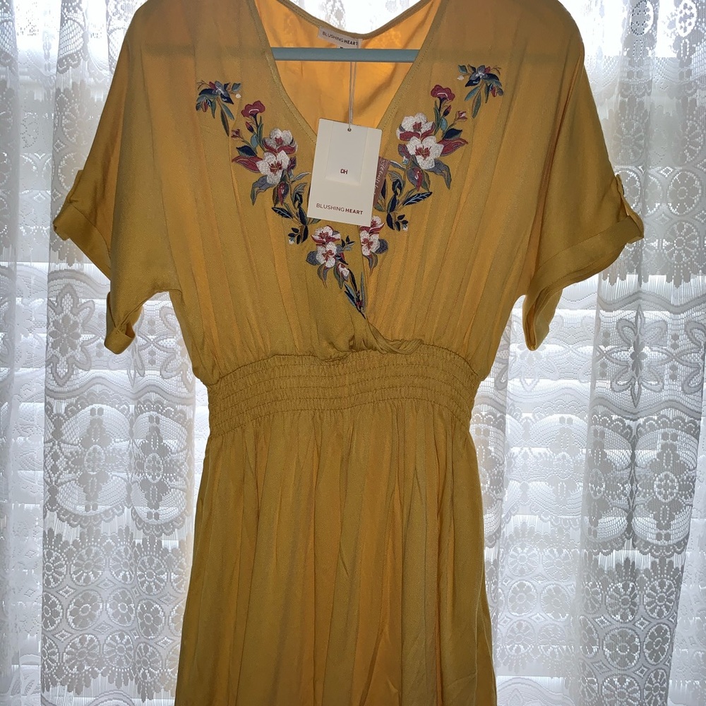 💛Hand Embroidered Dress - Picture 4 of 6